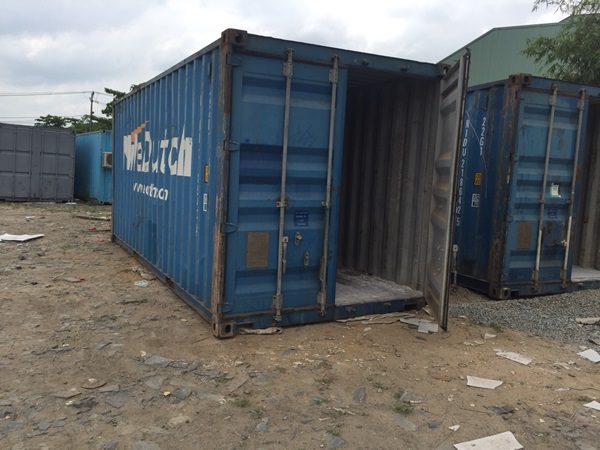 Trong quá trình vận tải, các thùng container bị móp, hư nhẹ thì chủ đầu tư sẽ thanh lý
