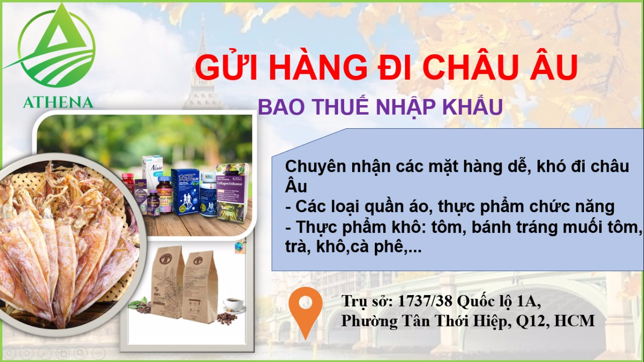 Dịch vụ nhập hàng từ Đan Mạch về Việt Nam uy tín Athena Logistics