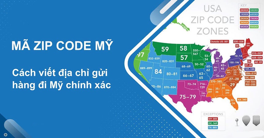 Gửi hàng đi Mỹ Code giá rẻ – Hướng dẫn cách viết địa chỉ chính xác