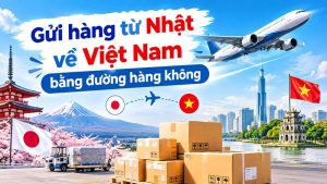 Gửi hàng từ Nhật về Việt Nam bằng đường hàng không giá tốt, uy tín